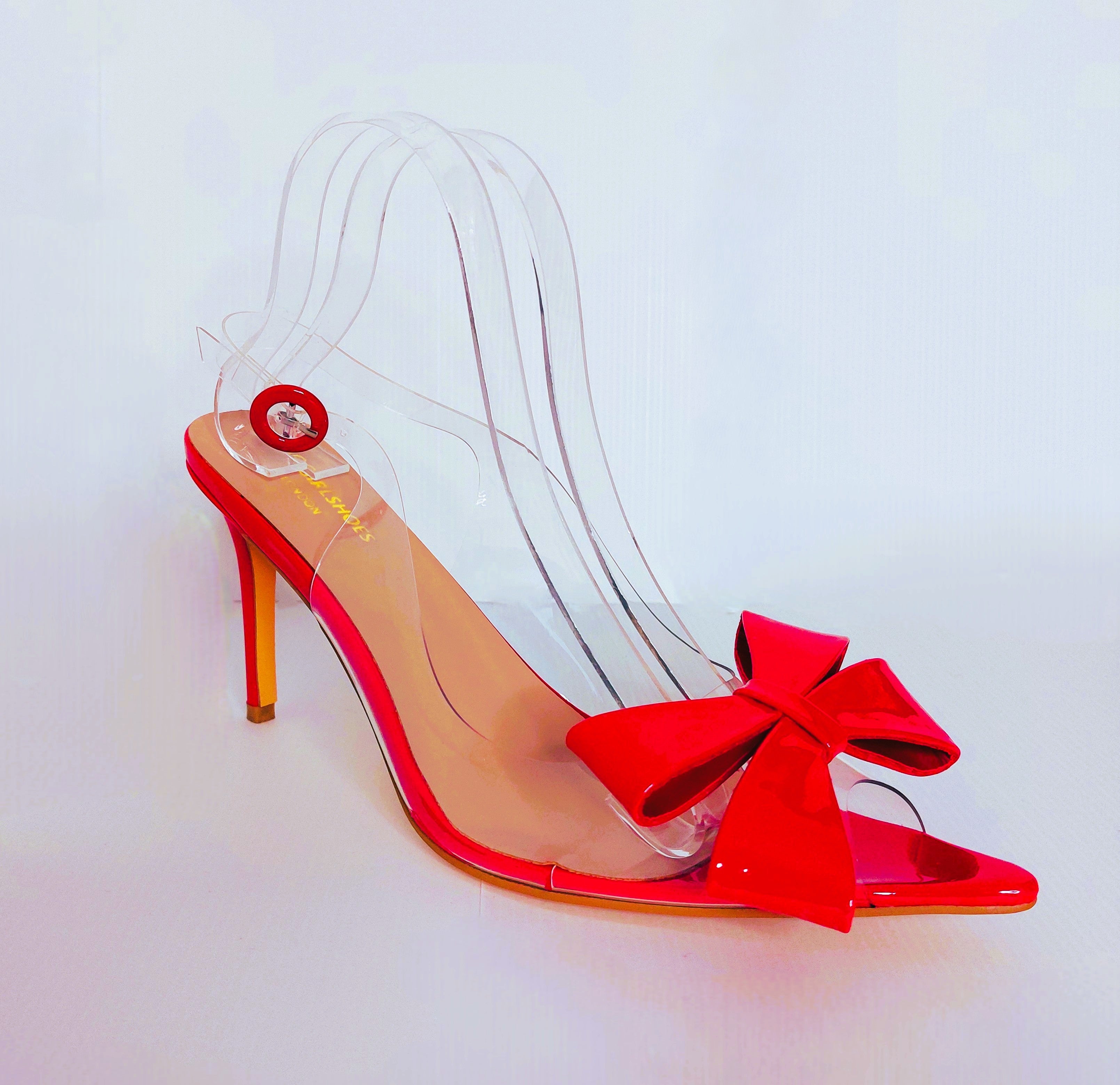 The Scarlet Bow Slingback Heels